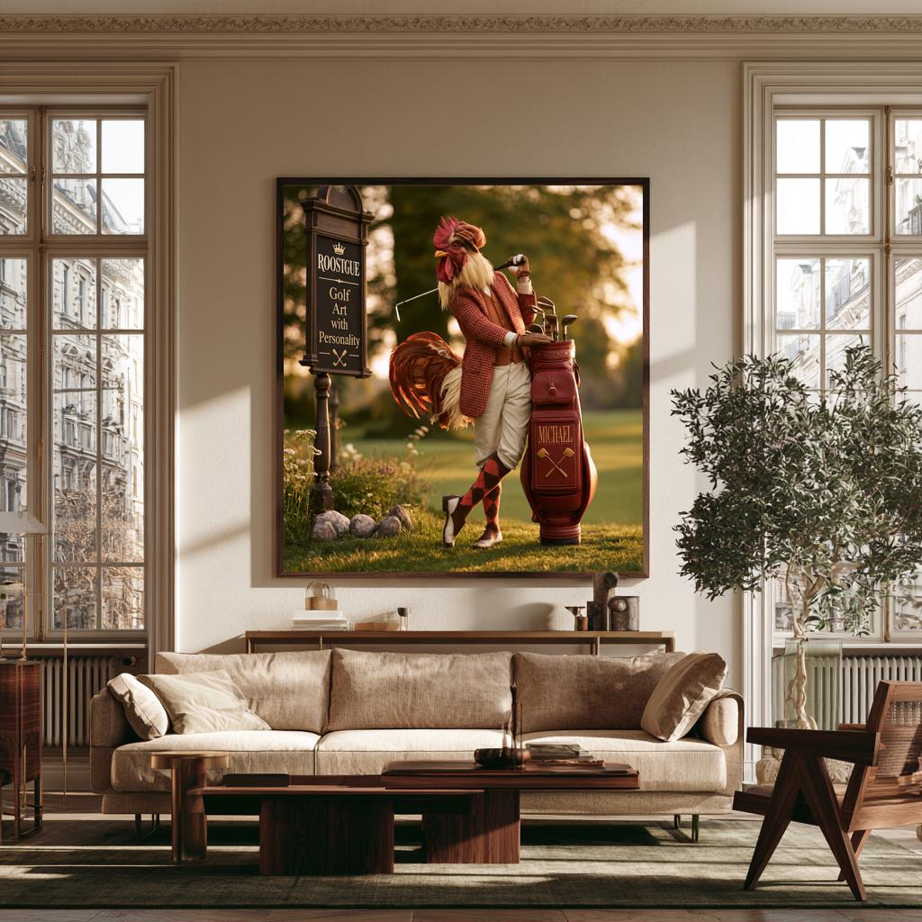 Personalized Golf Wall Art, Personalized Gift , Wall Decor