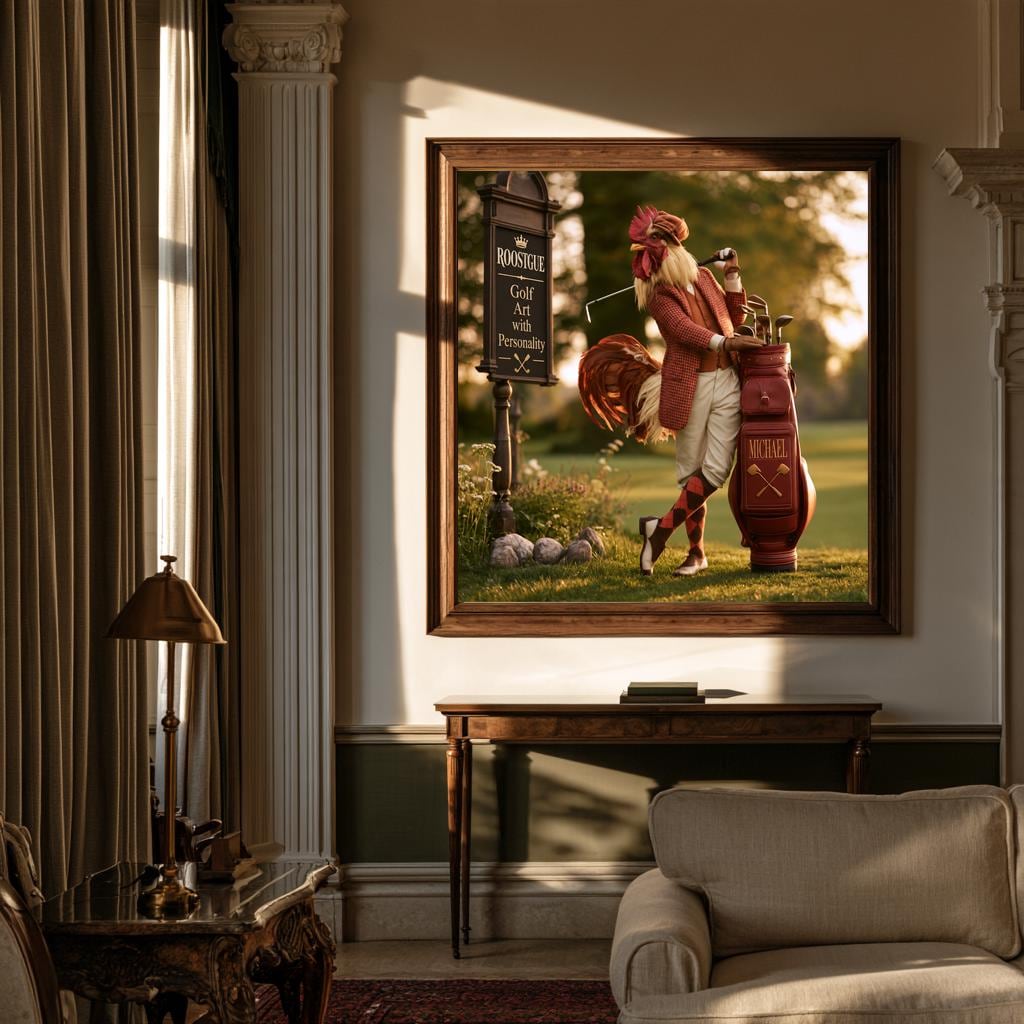 Personalized Golf Wall Art, Personalized Gift , Wall Decor