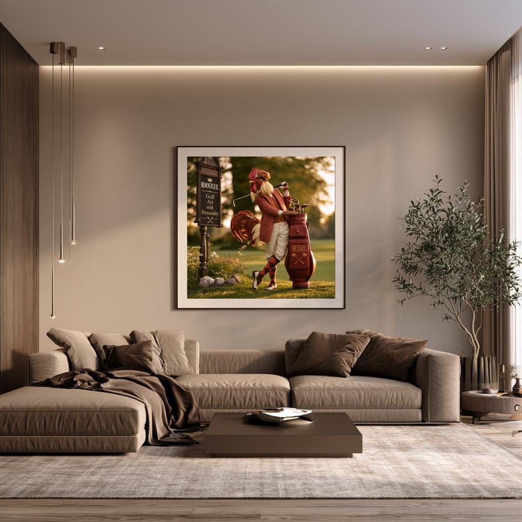 Personalized Golf Wall Art, Personalized Gift , Wall Decor